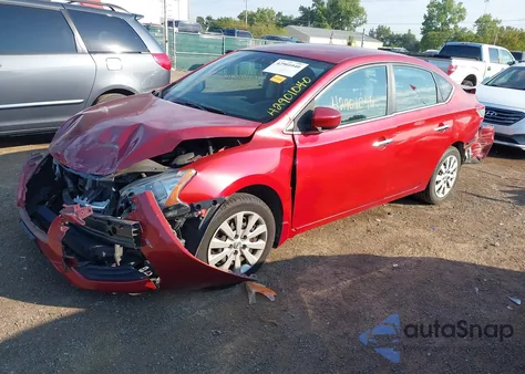 2013 Nissan Sentra Sv из США, поврежденный, VIN 3N1AB7AP8DL746520